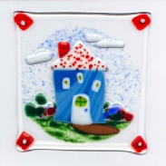 blue house